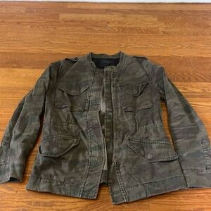 Sanctuary Clothing Women’s Green Camo Jean Jacket Size XS